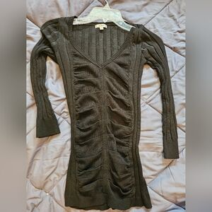 Grane Black rouched sweater Size Medium